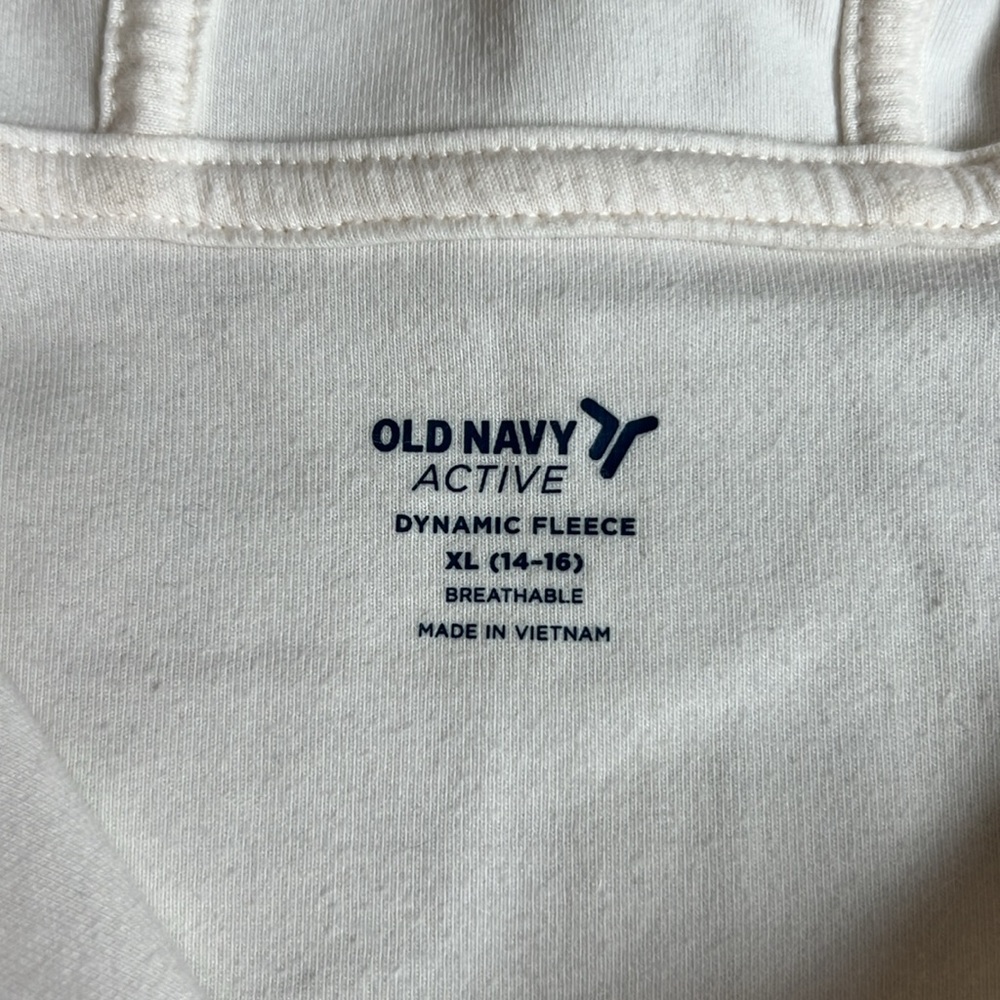 Old Navy Girls Crop Full-Zip Hoodie - Picture 4 of 5